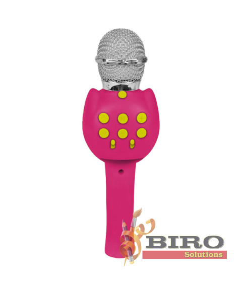 BT Microfon pentru karaoke roz, 60766